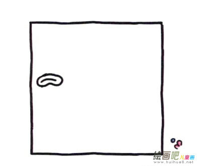 四步画出涂色的刺豚鱼简笔画图片