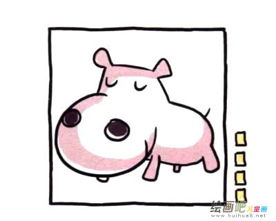 河马简笔画图片大全