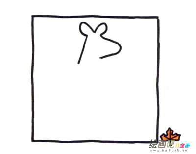 袋鼠简笔画图片大全 四步画出涂上颜色的袋鼠简笔画步骤图