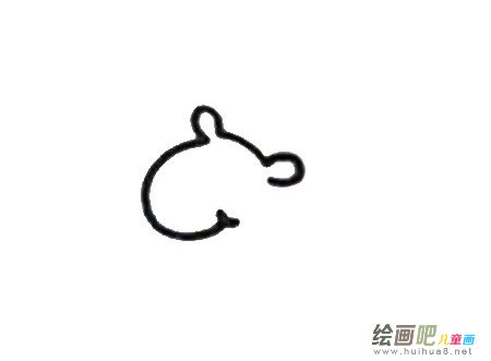 九步画出长颈鹿简笔画彩色图片