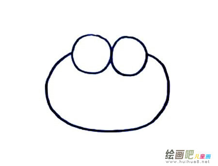 六步画出青蛙简笔画彩色图片