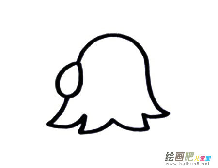 六步画出公鸡简笔画彩色图片