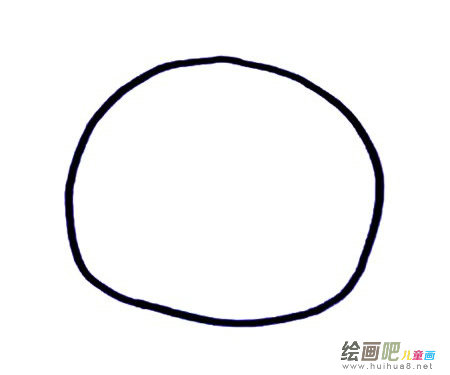 七步画出小猪简笔画彩色图片