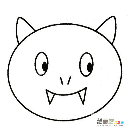 蝙蝠简笔画