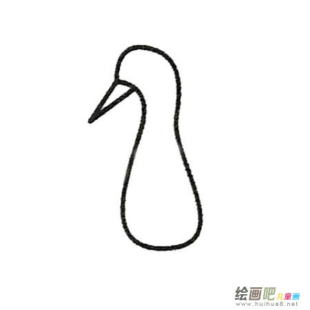 孔雀简笔画