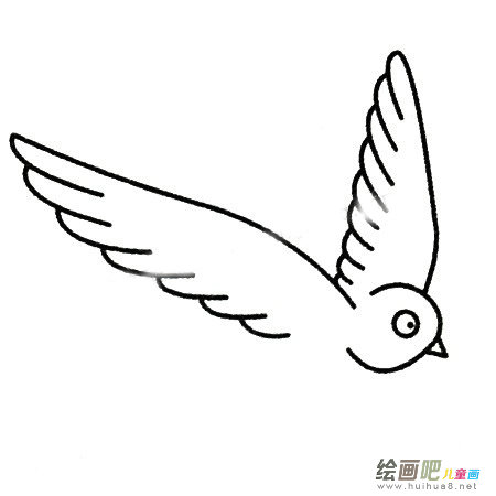 燕子简笔画