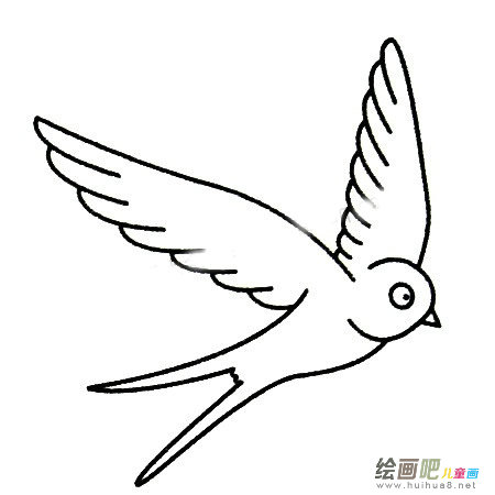 燕子简笔画