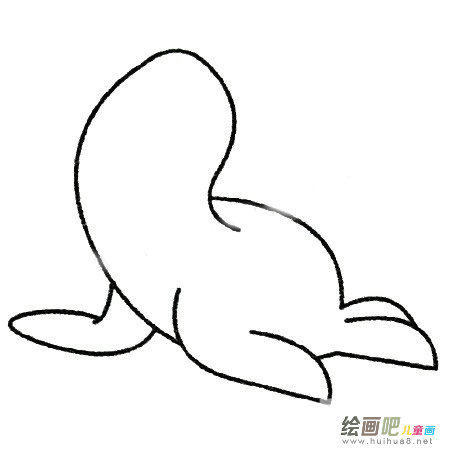 海豹简笔画