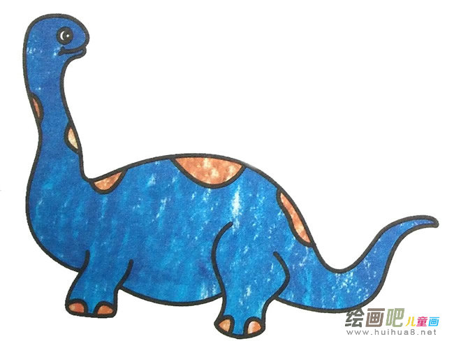 迷惑龙填色图片