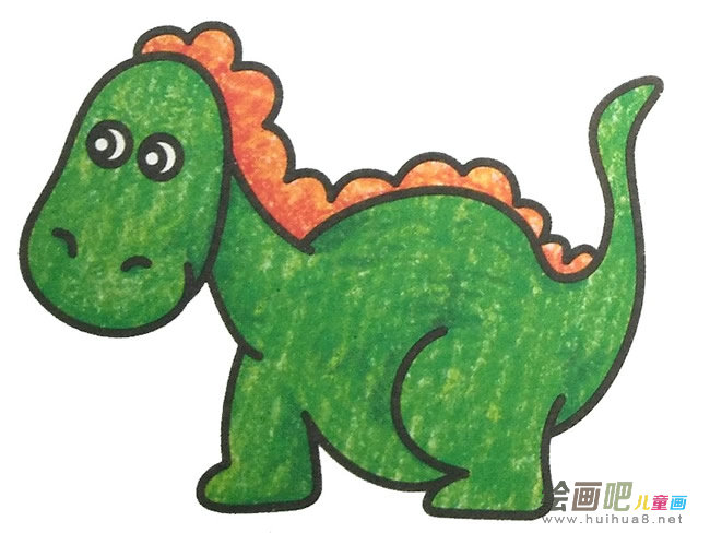 尼日尔龙填色图片