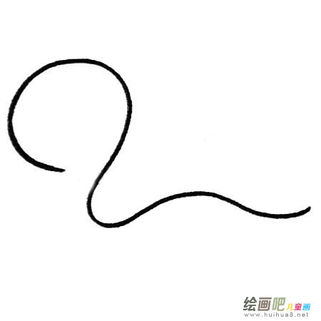 蚯蚓简笔画