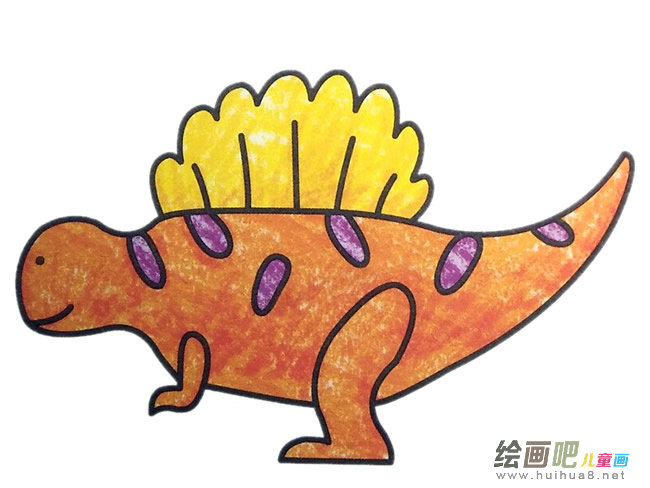 鱼猎龙填色图片