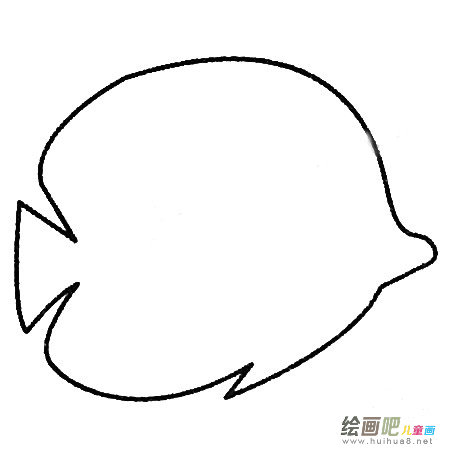 热带鱼简笔画大全及画法步骤