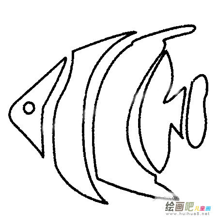 热带鱼简笔画大全及画法步骤