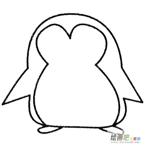 企鹅简笔画图片
