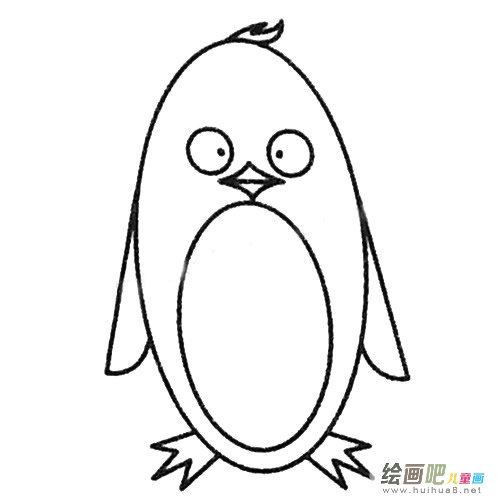 企鹅简笔画大全及画法步骤