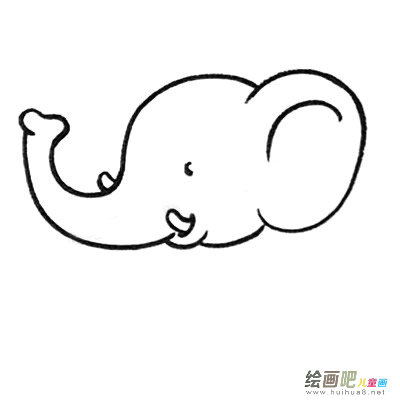 大象简笔画图片