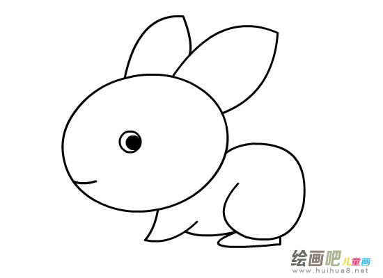 小兔子简笔画步骤