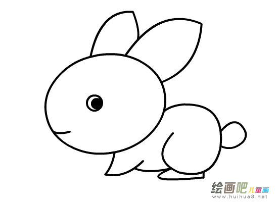 小兔子简笔画步骤