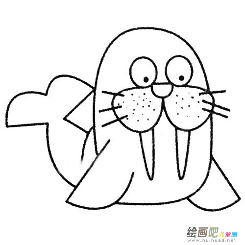 海象简笔画图片大全