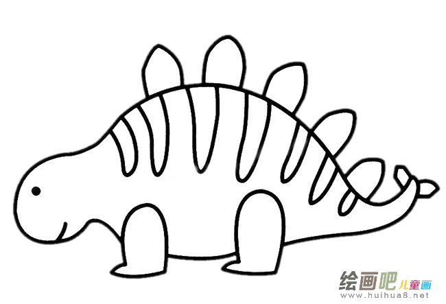 剑龙简笔画图片