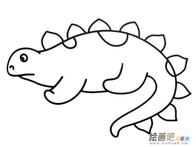 钉状龙简笔画图片