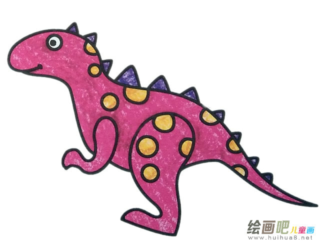 似鳄龙填色图片