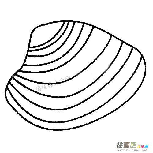 贝壳简笔画