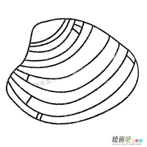 贝壳简笔画