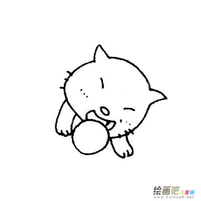 小猫咪简笔画图片