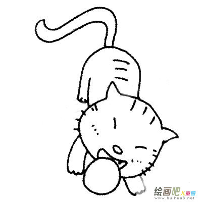 小猫咪简笔画图片