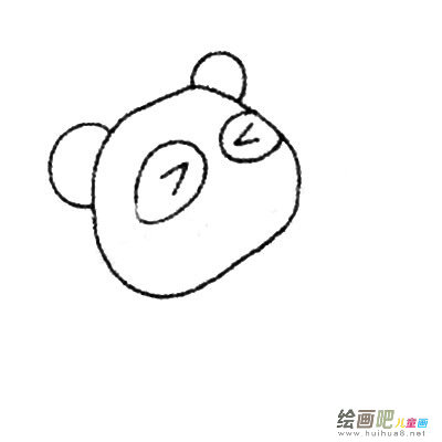 熊猫简笔画图片