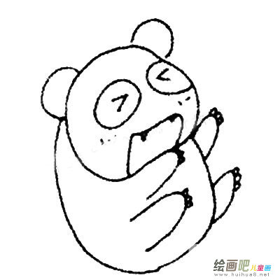 熊猫简笔画图片