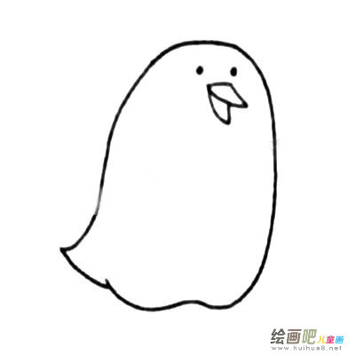 企鹅简笔画图片