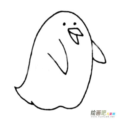 企鹅简笔画图片