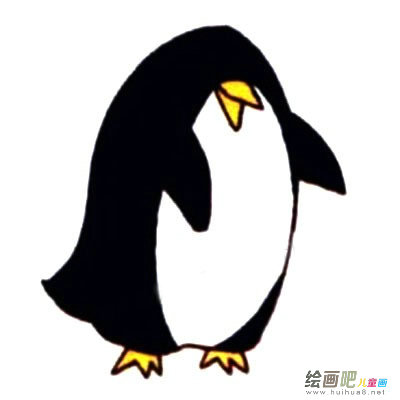 企鹅简笔画图片