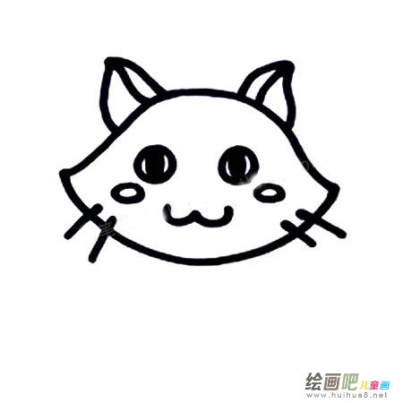 猫咪简笔画图片