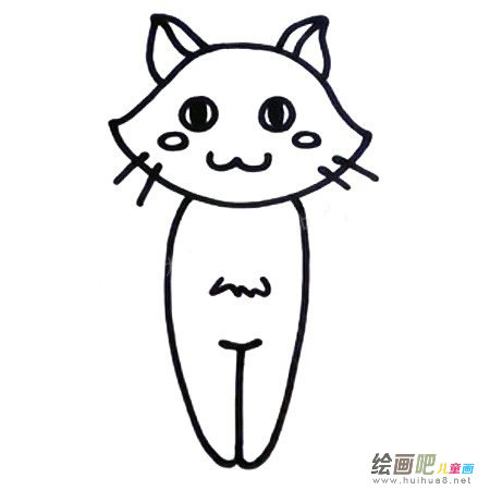 猫咪简笔画图片