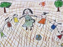 教师节题材的儿童画欣赏