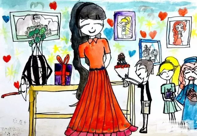 以教师节为主题的画 给老师画一幅画最漂亮