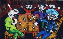 儿童画重阳节的图画作品欣赏