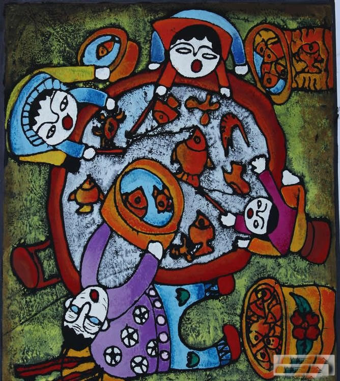 优秀重阳节爱老敬老儿童画作品图片