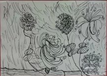 菊花儿童画简笔画