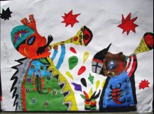 老年乐队在表演图片