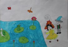 和爷爷奶奶去郊游