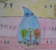 3.22世界水日儿童画作品
