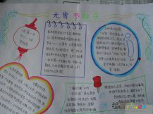 元宵节手抄报：划旱船