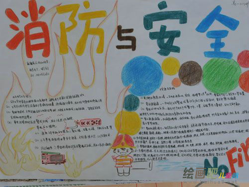 消防安全手抄报