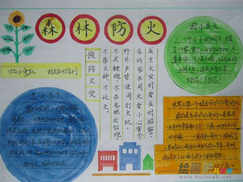 消防安全手抄报 消防安全手抄报