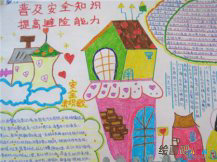 安全教育手抄报：台风天安全措施要到位